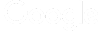 The image features the sleek Google logo in white set against a striking black background.