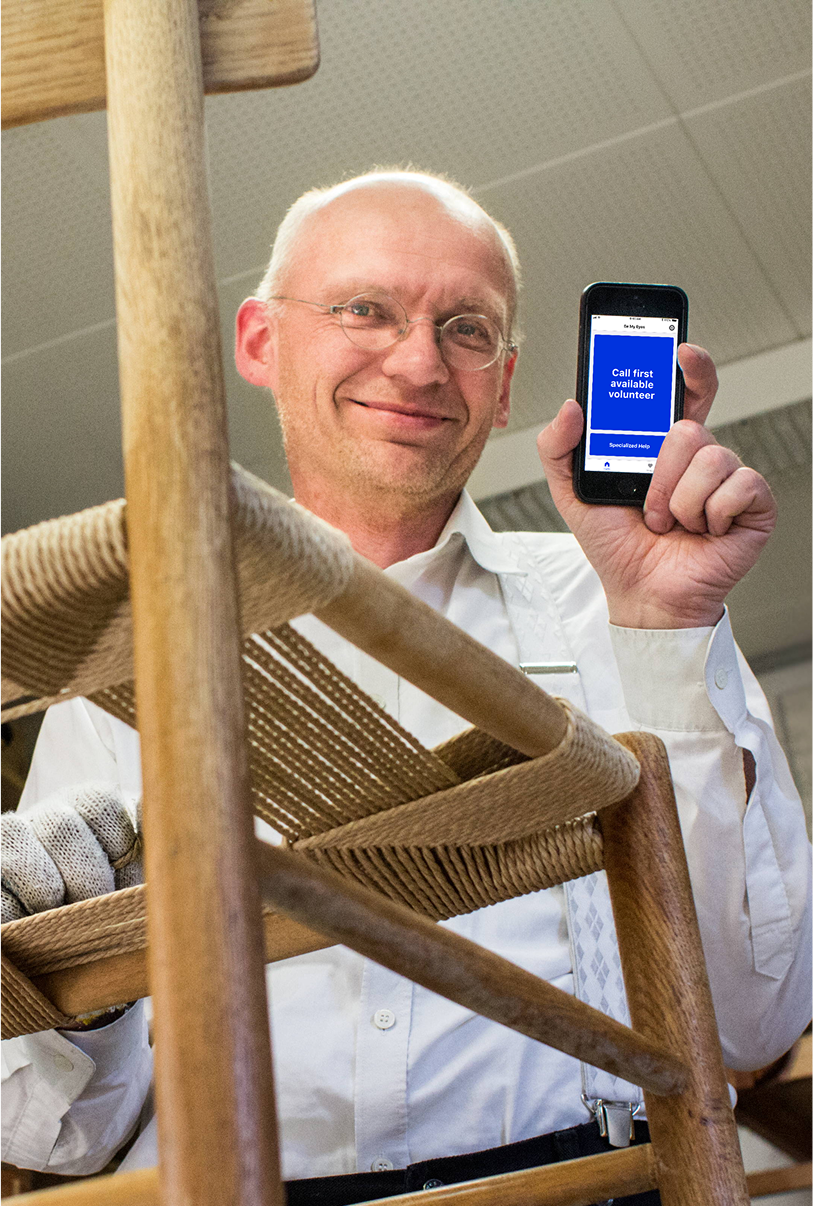 Picture of a Be My Eyes User